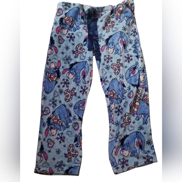 Disney Eeyore Fleece Pajama Pants Women XL - Picture 1 of 3